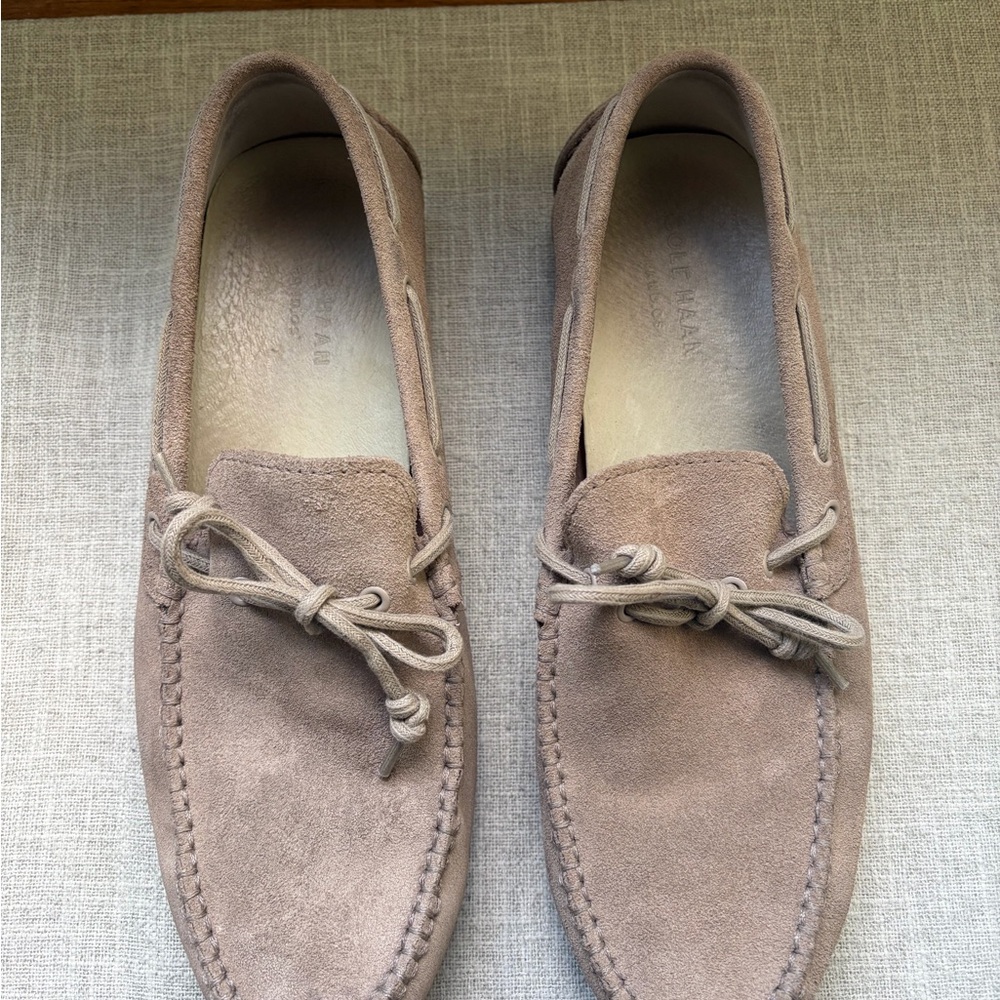 Cole Haan Suede Loafers in Tan